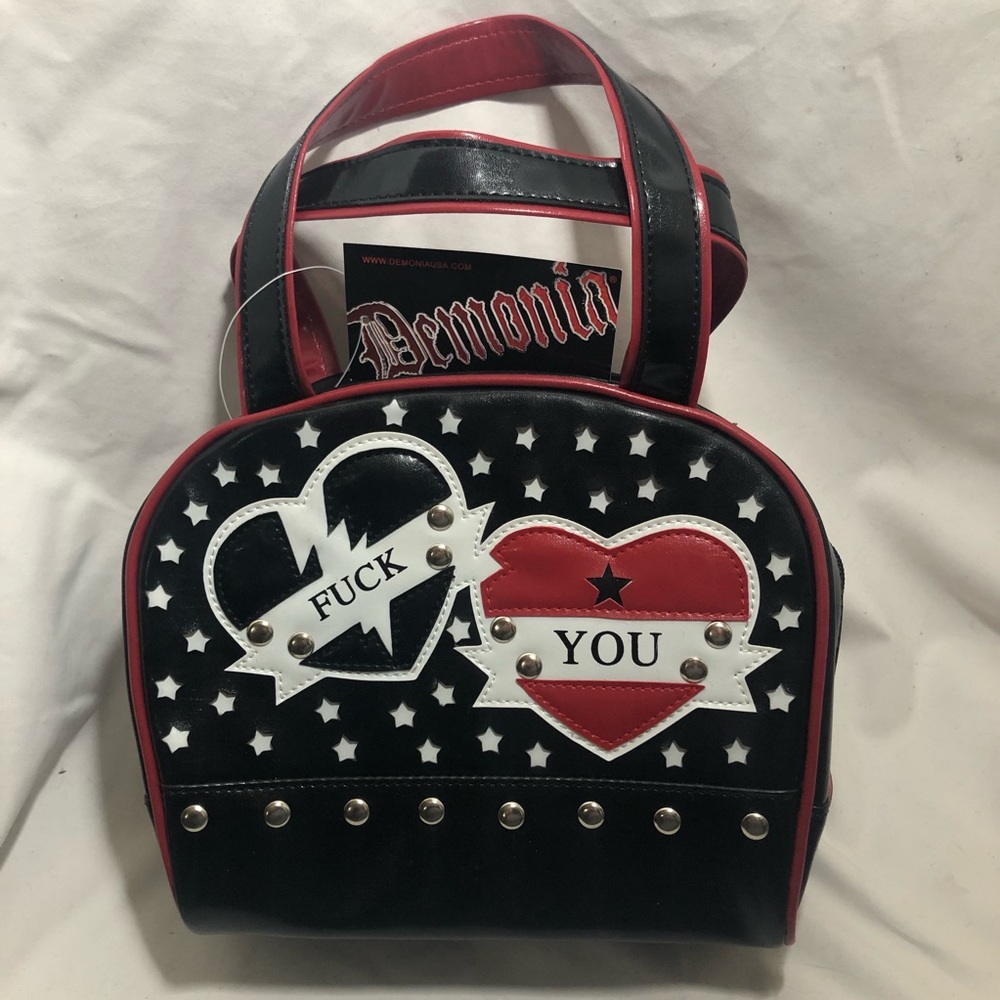 *✧・゜:* Demonia F*ck You Handbag ✧*:・゜
